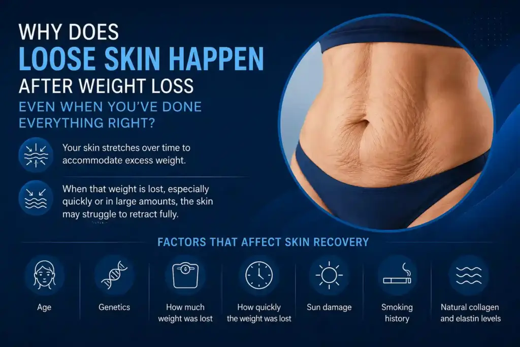 Why Does Loose Skin Happen After Weight Loss Even When You’ve Done Everything Right Bellshill?